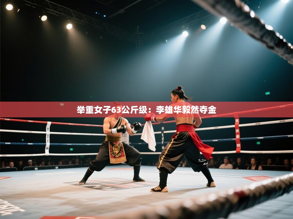 -举重女子63公斤级：李雄华毅然夺金  第1张