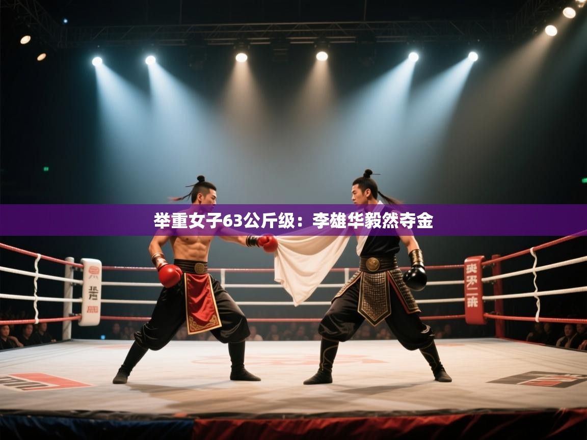 -举重女子63公斤级：李雄华毅然夺金  第2张