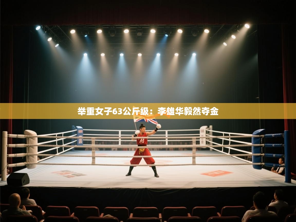 -举重女子63公斤级：李雄华毅然夺金  第4张