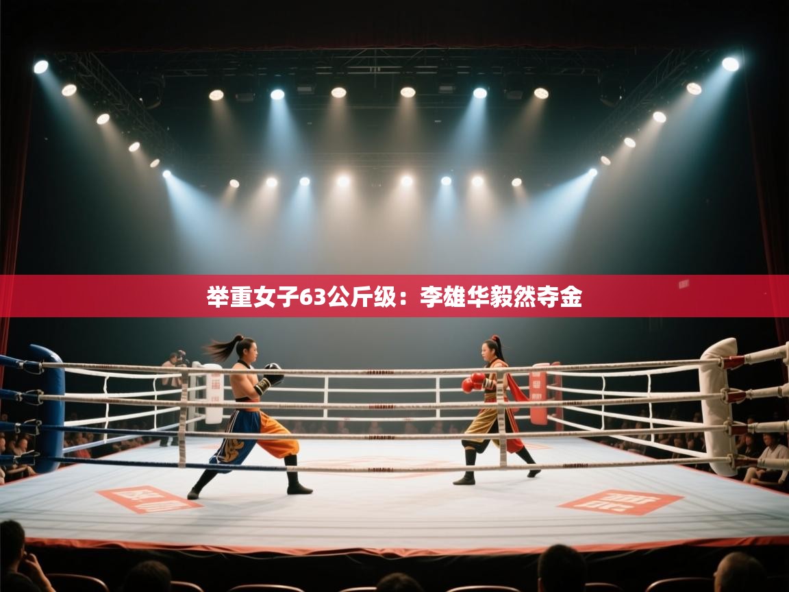 -举重女子63公斤级：李雄华毅然夺金  第3张